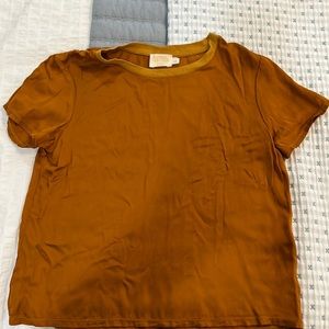 Nation satin Marie top